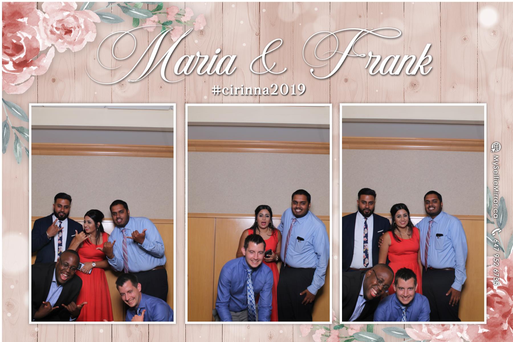 Wedding of Frank and Maria  | View more photos from the event at gallery.myselfiemirror.ca/u/romanmyselfiemirrorca/Wedding-of-Frank-and-Maria